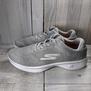 Skechers Performance Women's Go Walk 4 Gray Knit